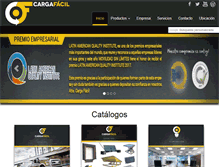 Tablet Screenshot of cargafacil.com